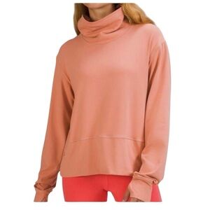 Lululemon Ready To Rulu Pullover Sz 8 Pink Savannah Lightweight Cozy Athleisure